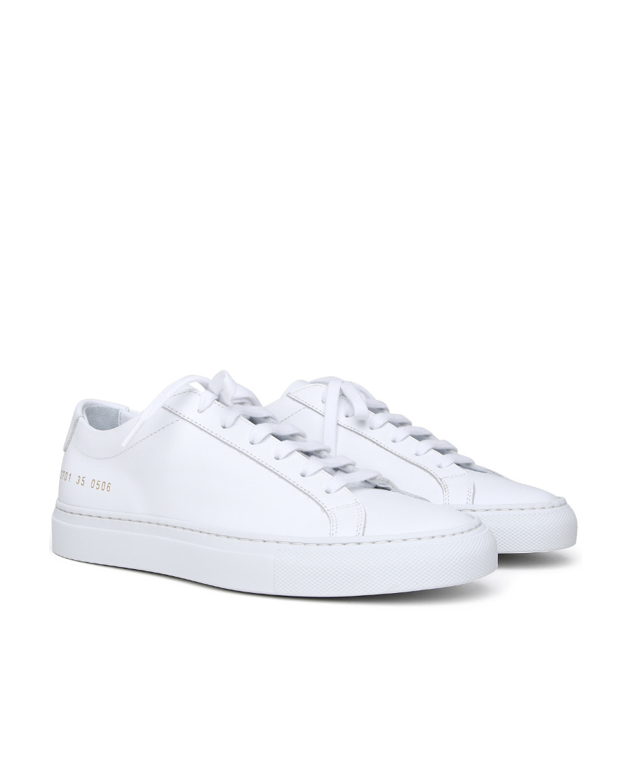 Common Projects Common Project Original Achilles Low Sneakers 3701 In White