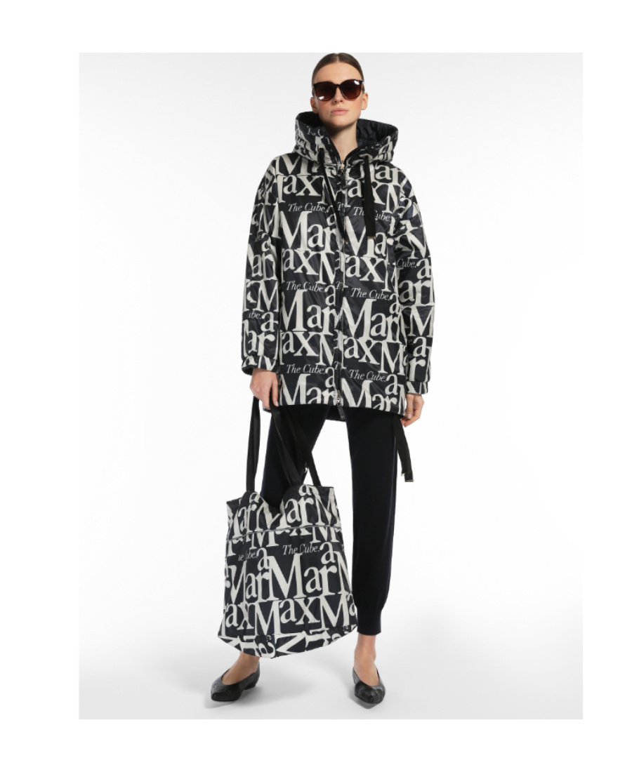 Max Mara Double-sided Casual Jacket In Black