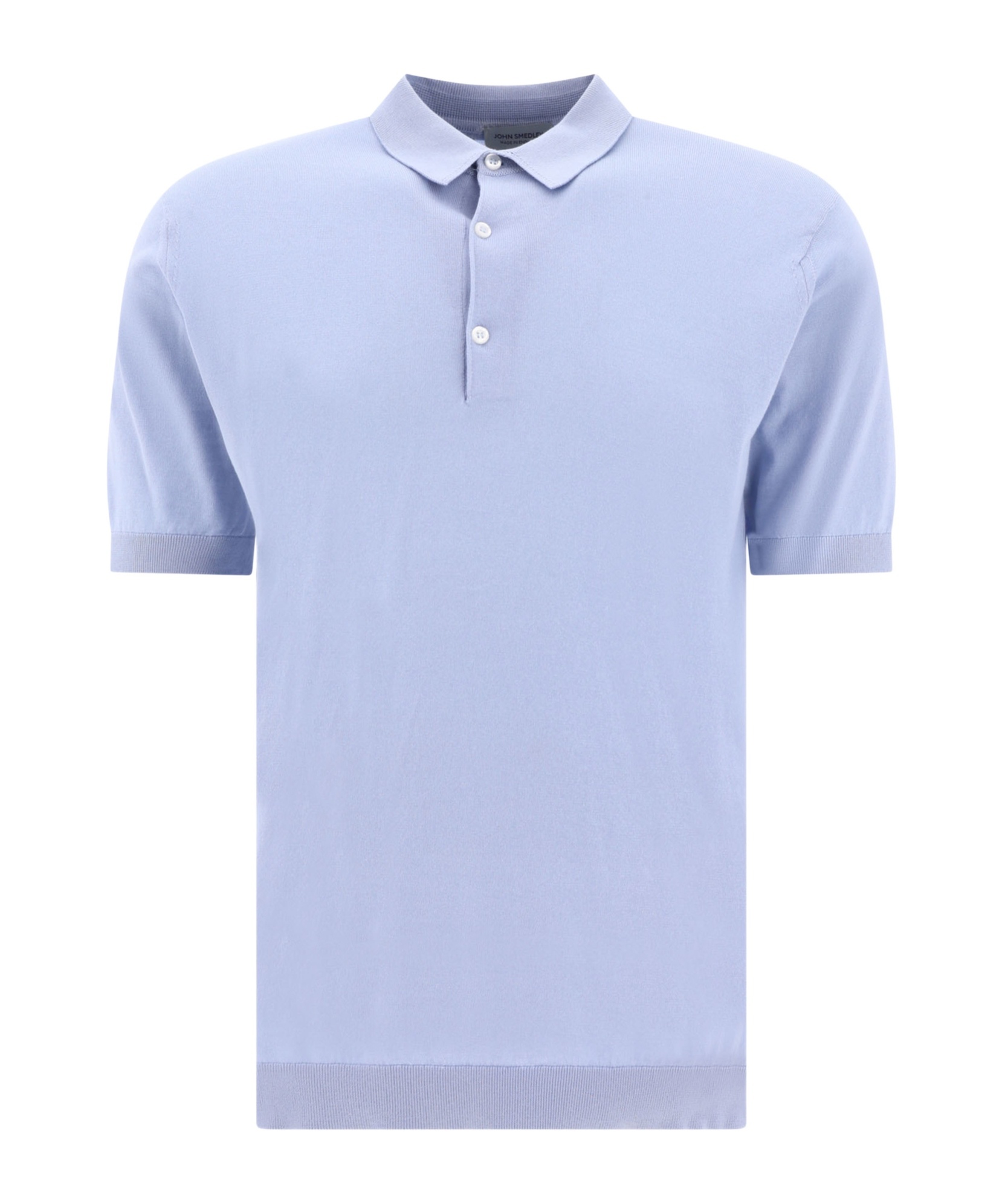 John Smedley Adrian Polo Shirts Light Blue In Blue