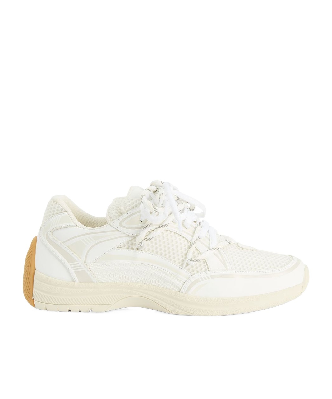 Shop Giuseppe Zanotti Round-head Sneakers In White