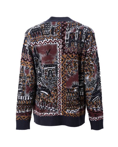 Missoni Patterned-jacquard Cardigan In Black