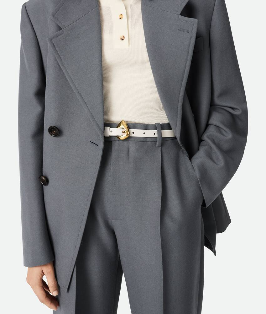 Bottega Veneta Women Fin Belt In Nude
