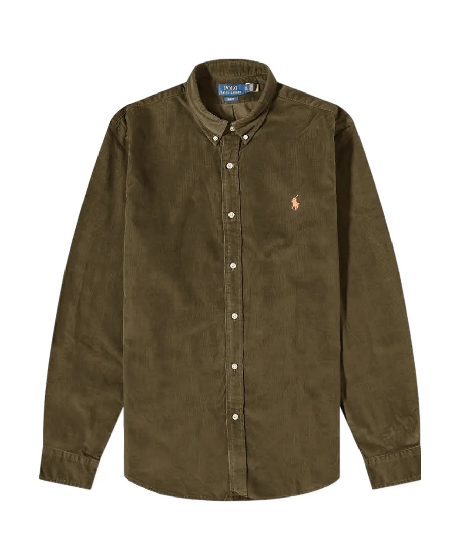 Polo Ralph Lauren Slim Fit Sport Shirt Clothing In Green