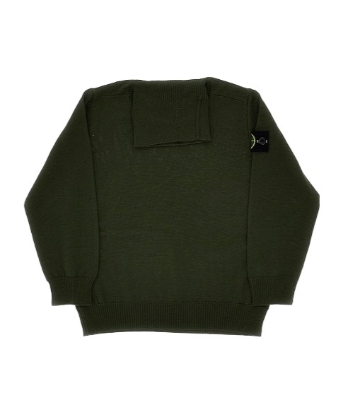 Stone Island Turtleneck Sweater In Green