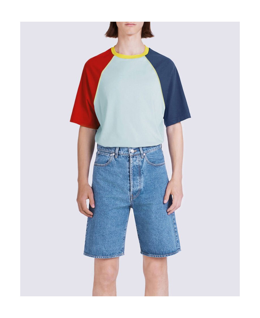 Kenzo Blue Solid Shorts In Blue
