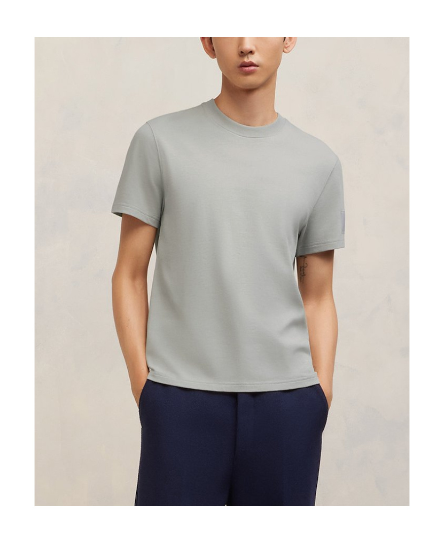 Ami Alexandre Mattiussi T-shirt With Round Neck And Short Sleeves In Nude
