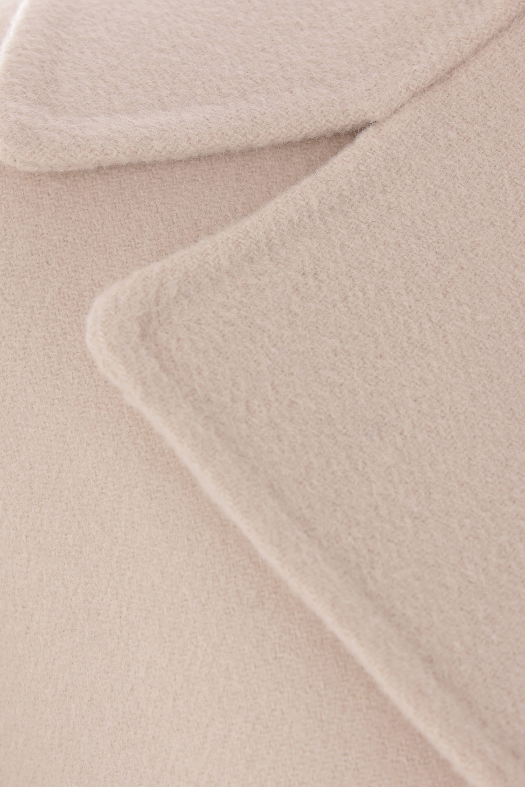 Max Mara Double-breasted Wool Coat In Nude