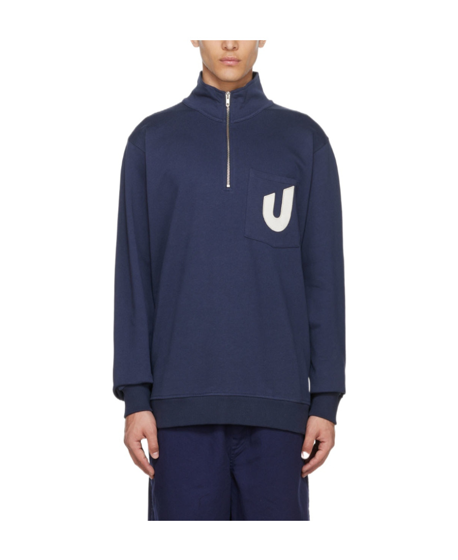 Shop Ymc You Must Create Logo Sweater In Blue