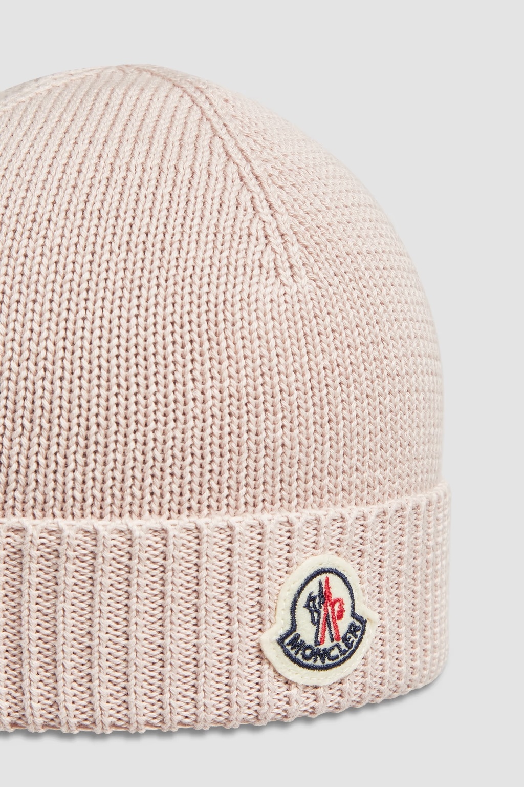 Moncler Rimless Cap In Nude