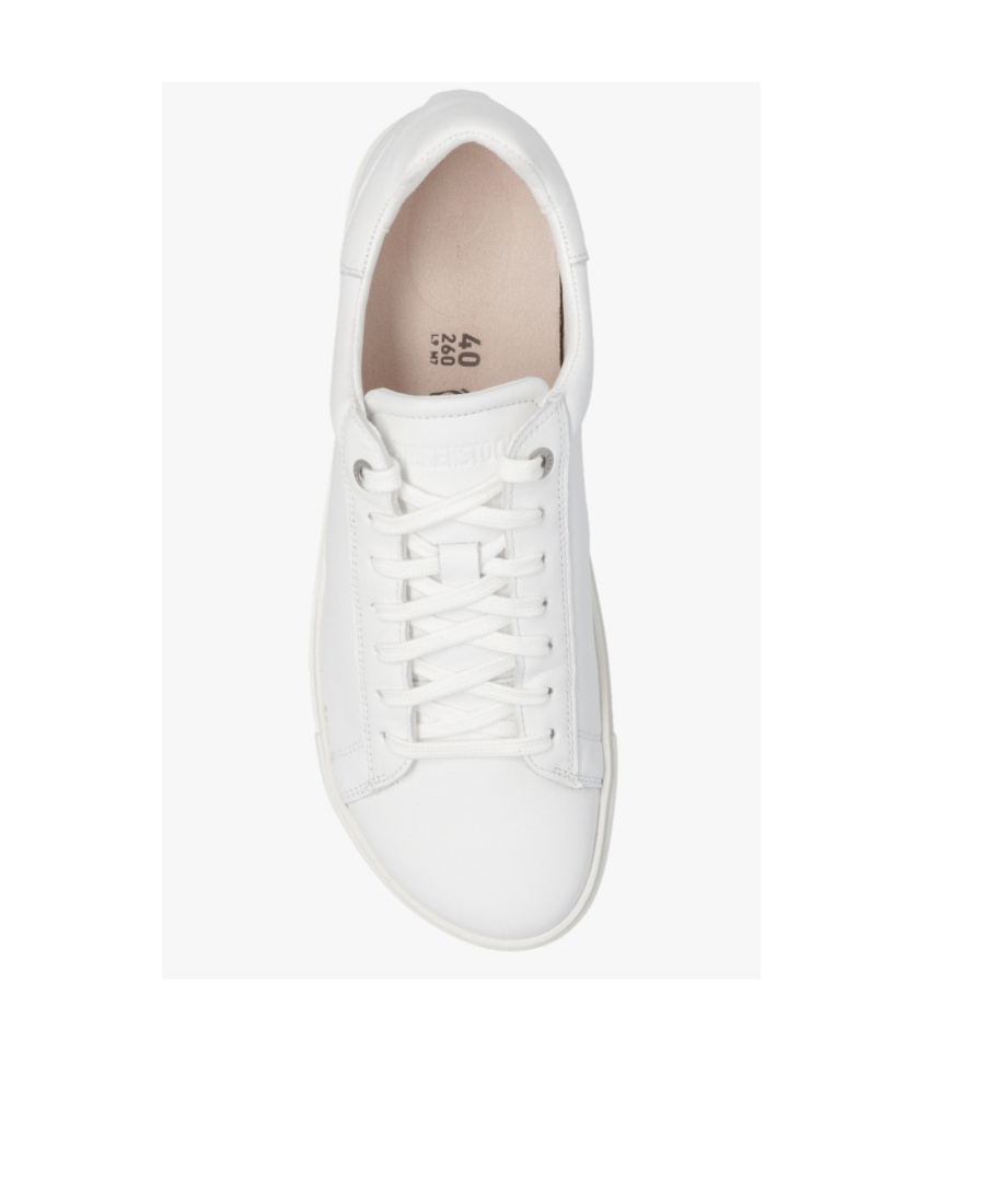 Shop Birkenstock Bend Low Leather Sneakers In White