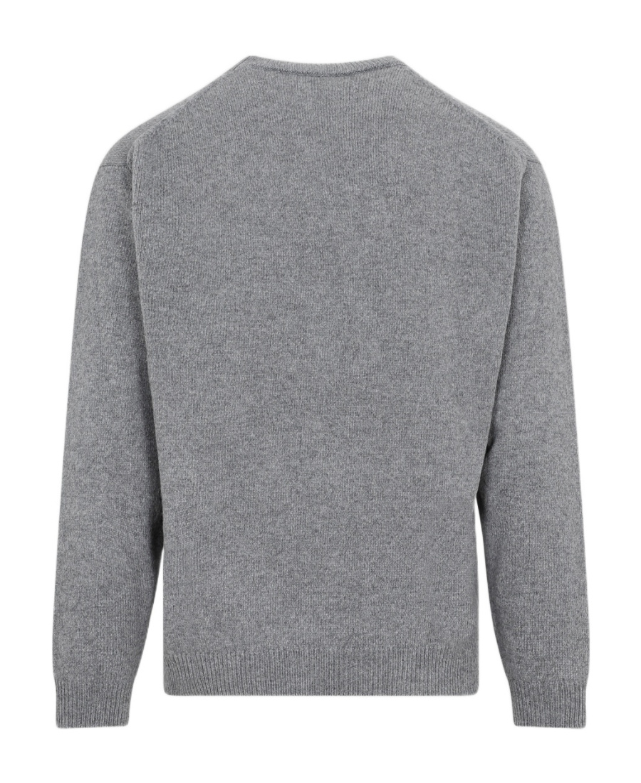 Kenzo Sweater With Boke Flower Patch In Gray