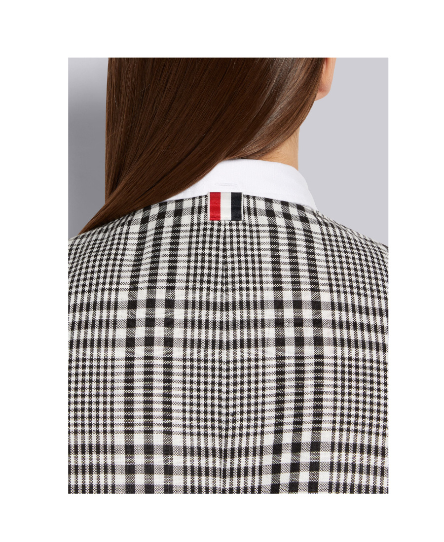Thom Browne 4-bar Stripe Cardigan Jacket In Gray