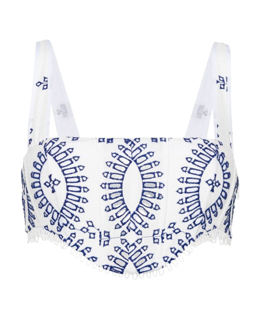 Charo Ruiz Hollowed Out Sling In White
