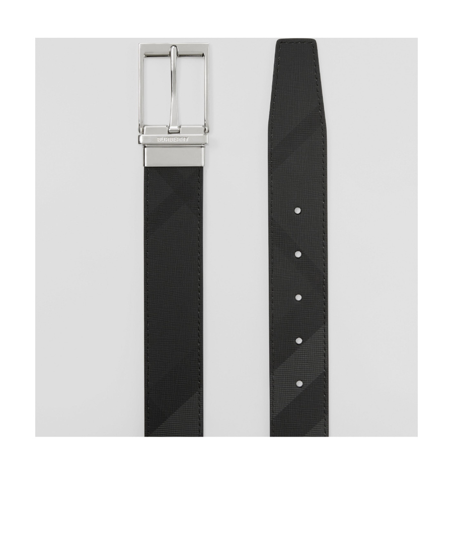 BURBERRY BURBERRY LOGO ENGRAVED REVERSIBLE BUCKLE BELT