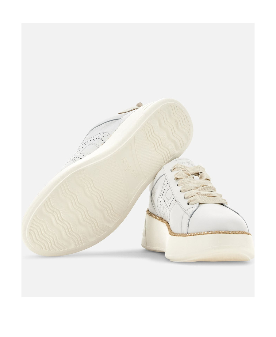 Hogan Lace-up Low-top Sneakers In White