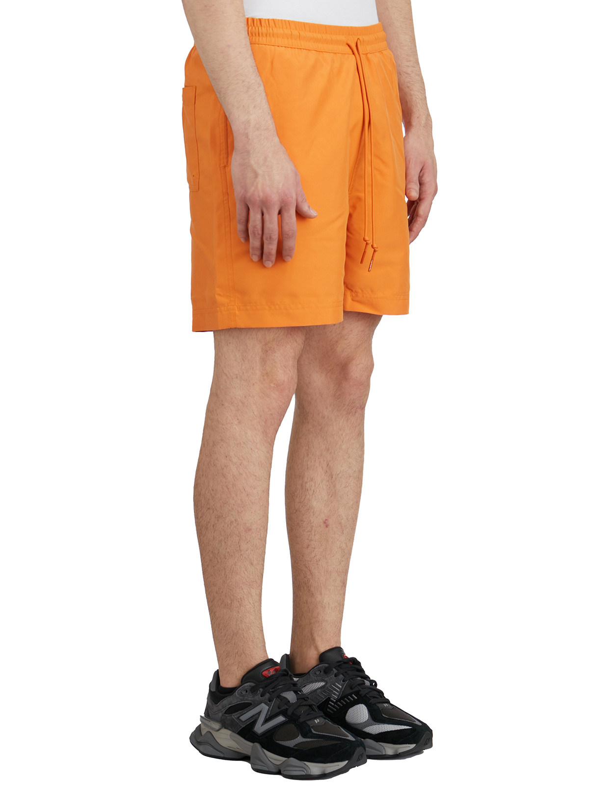 Carhartt Wip Orange Polyester Chase Swim Trunks In Orange