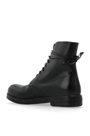 Marsèll Zucca Zeppa Combat Boots In Black
