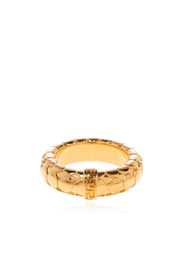 Versace Greca Snake Ring