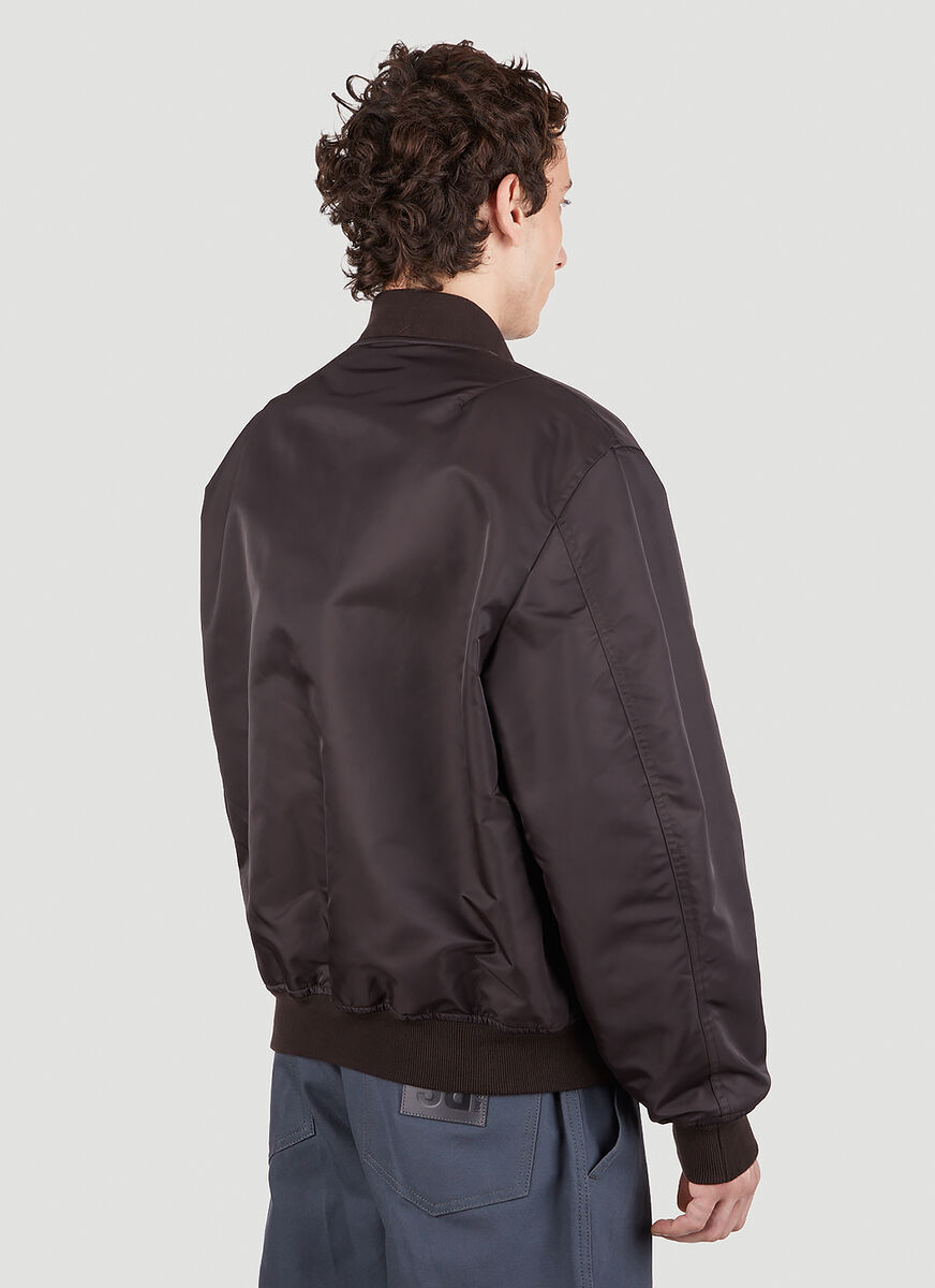 Raf Simons Logo Casual Jacket In Black