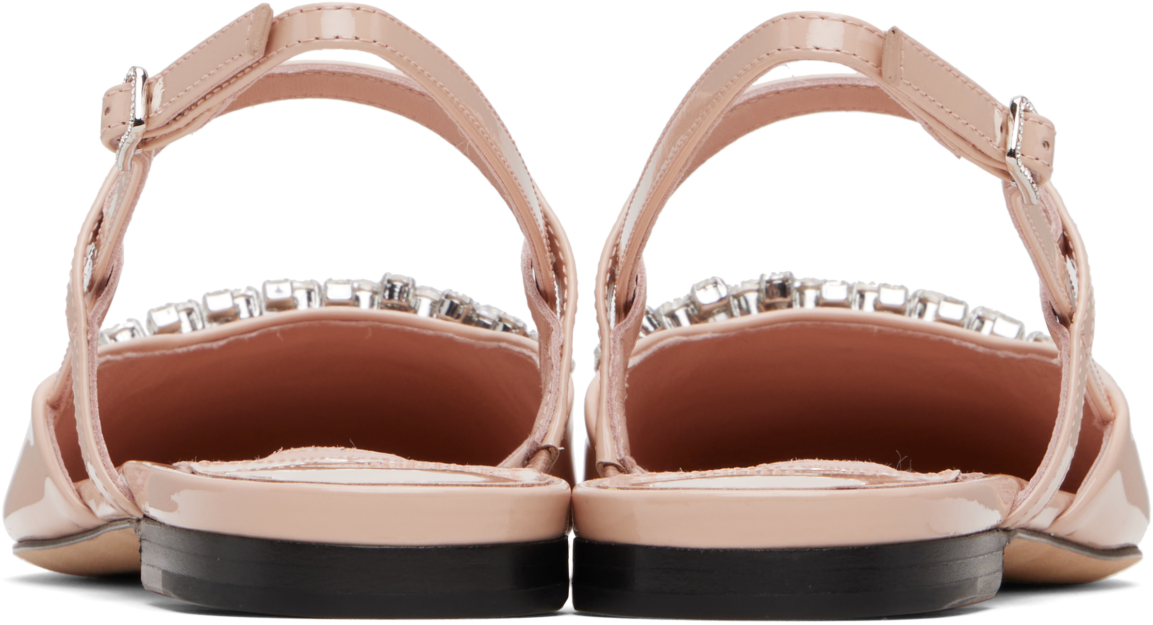 Jimmy Choo Belinda Slingback Flats In Pink