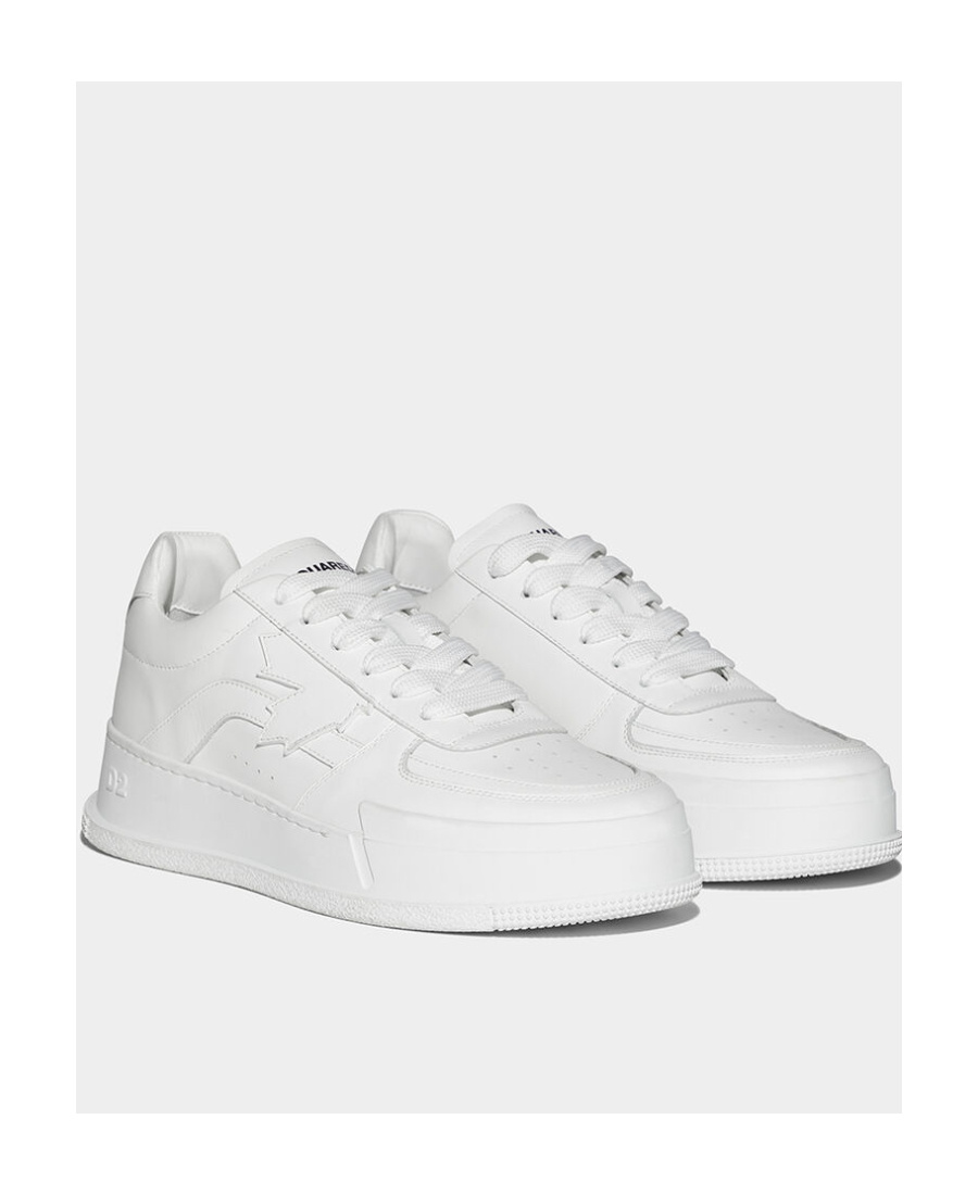Dsquared2 Logo-print Lace-up Sneakers In White