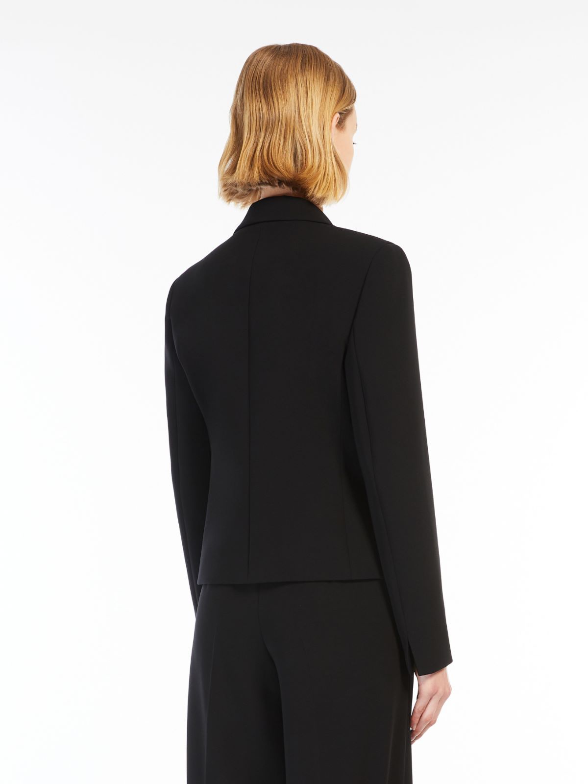 Max Mara Long Sleeve Casual Jacket In Black
