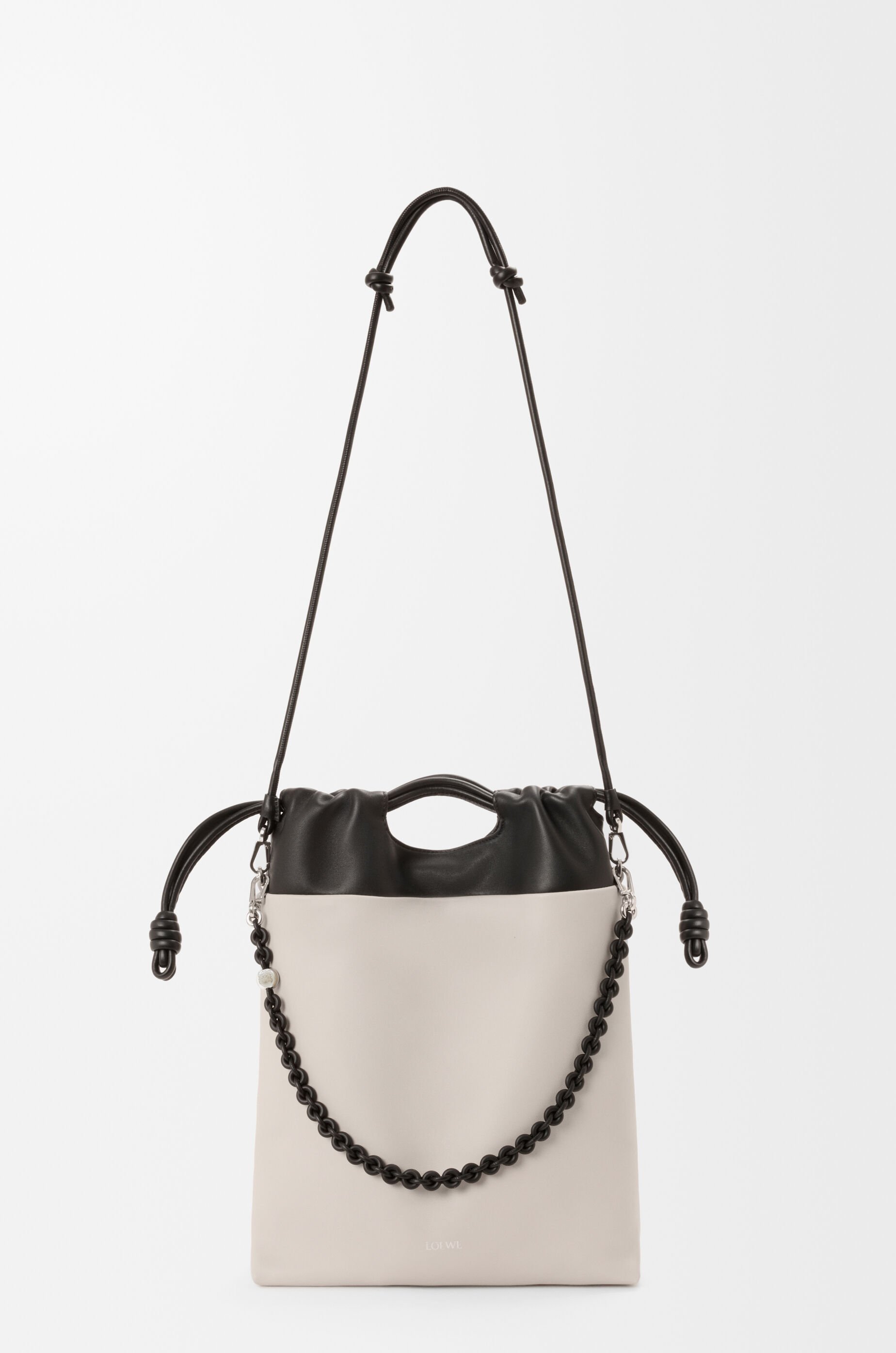 Loewe Flamenco Shoulder Bag In White