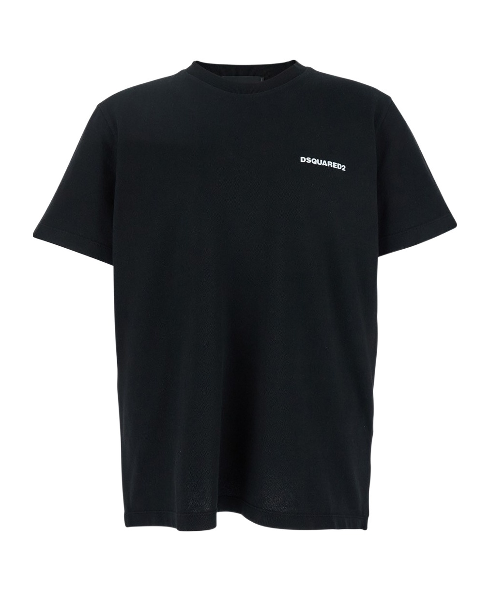 Dsquared2 Short-sleeved T-shirt In Black