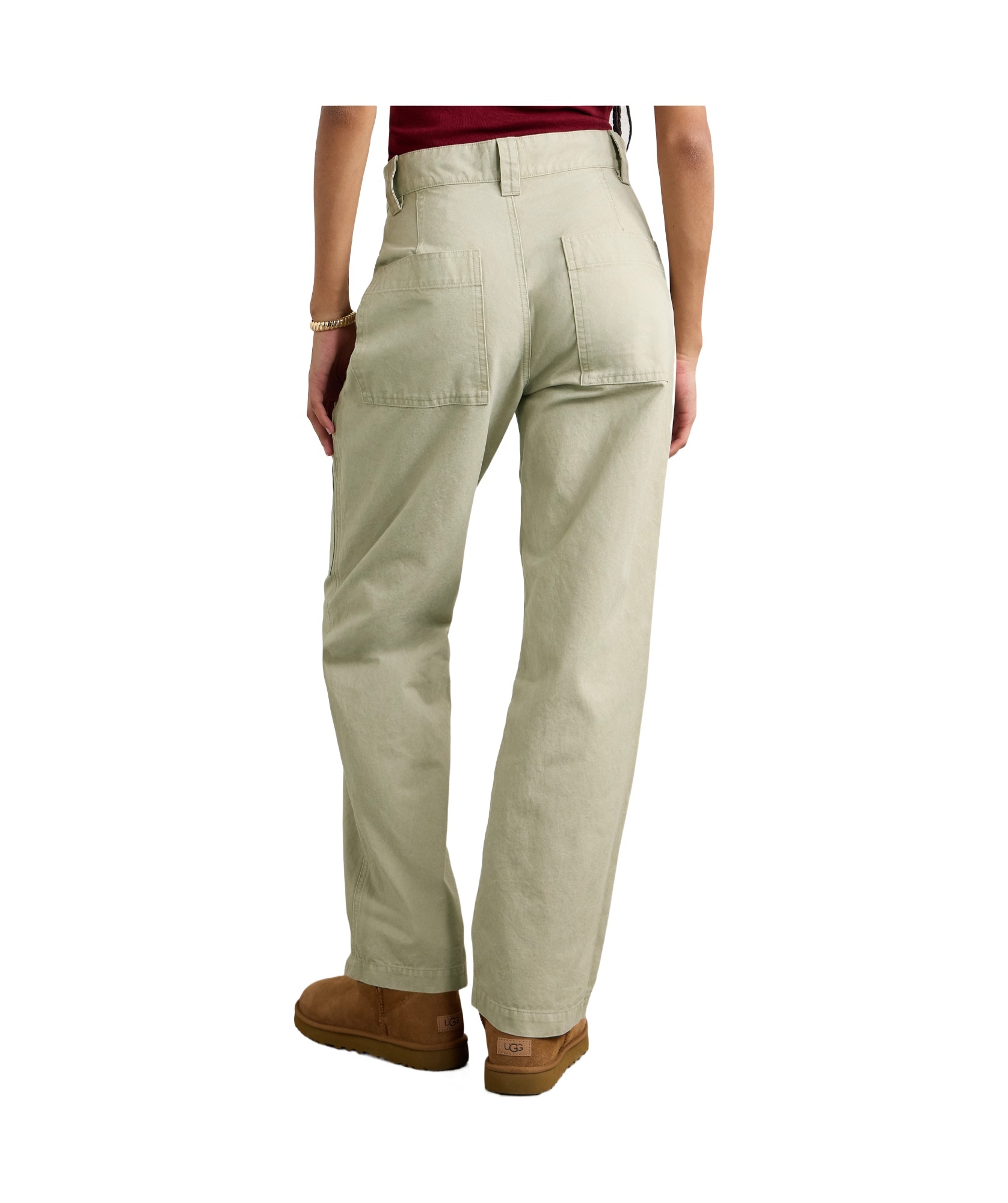 Isabel Marant Étoile Kanna Pleated Cotton-canvas Straight-leg Cargo Pants In Nude