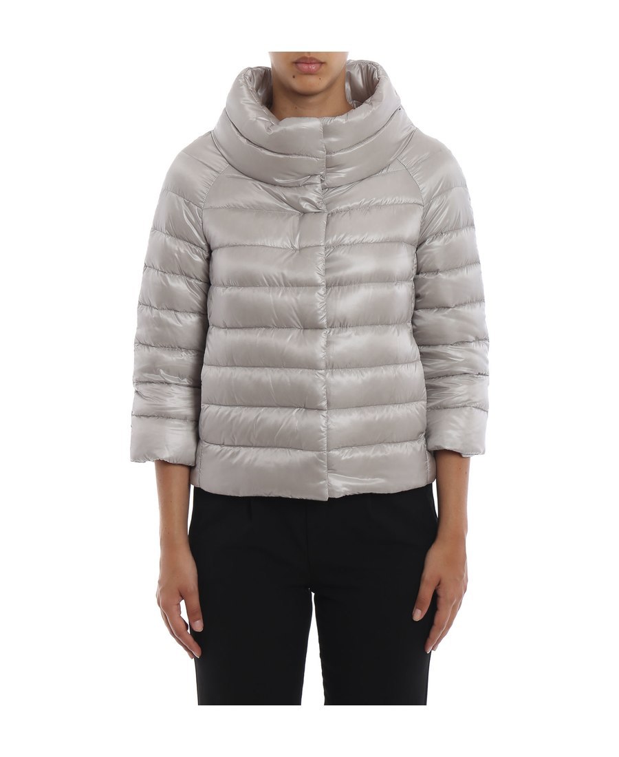 Herno Zipped Padded Jacket In Gray