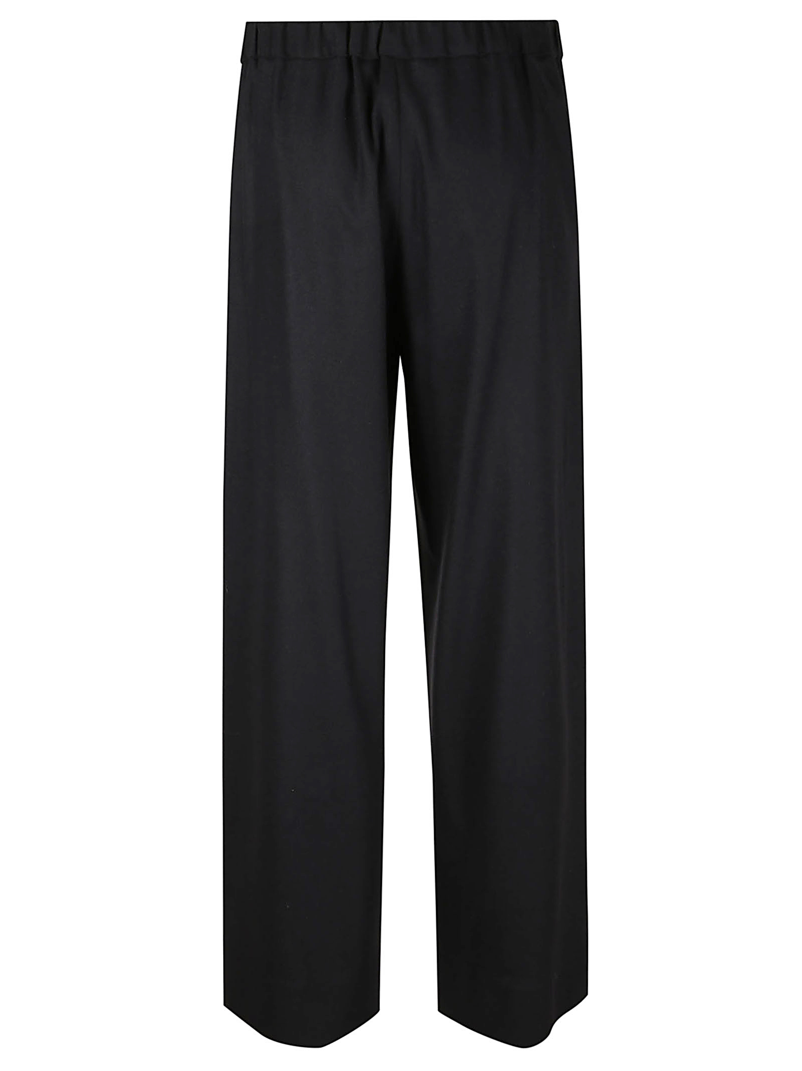 Max Mara Drawstring Casual Pants In Black