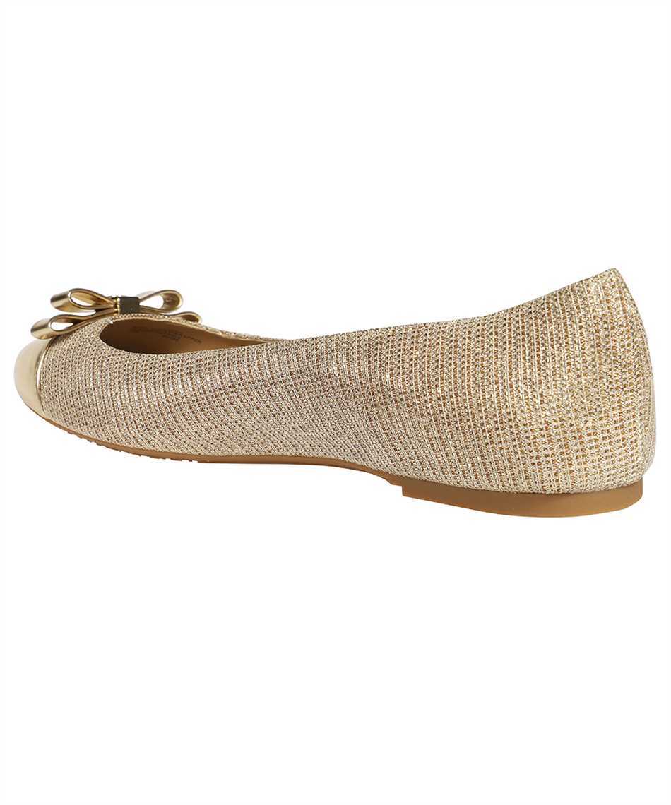 Michael Kors Andrea Chain-mesh Ballerina Shoes In Brown