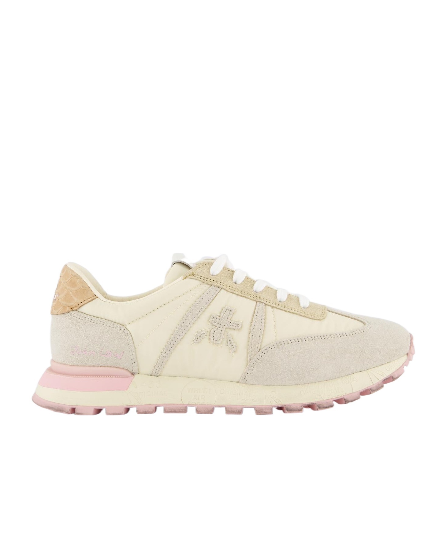 Premiata Lace Up Sneakers In Nude