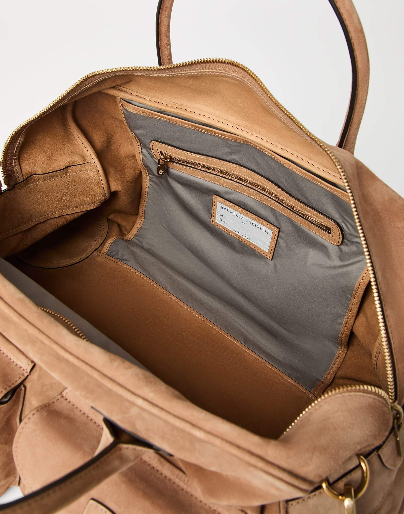 BRUNELLO CUCINELLI SUEDE HOLDALL BAG