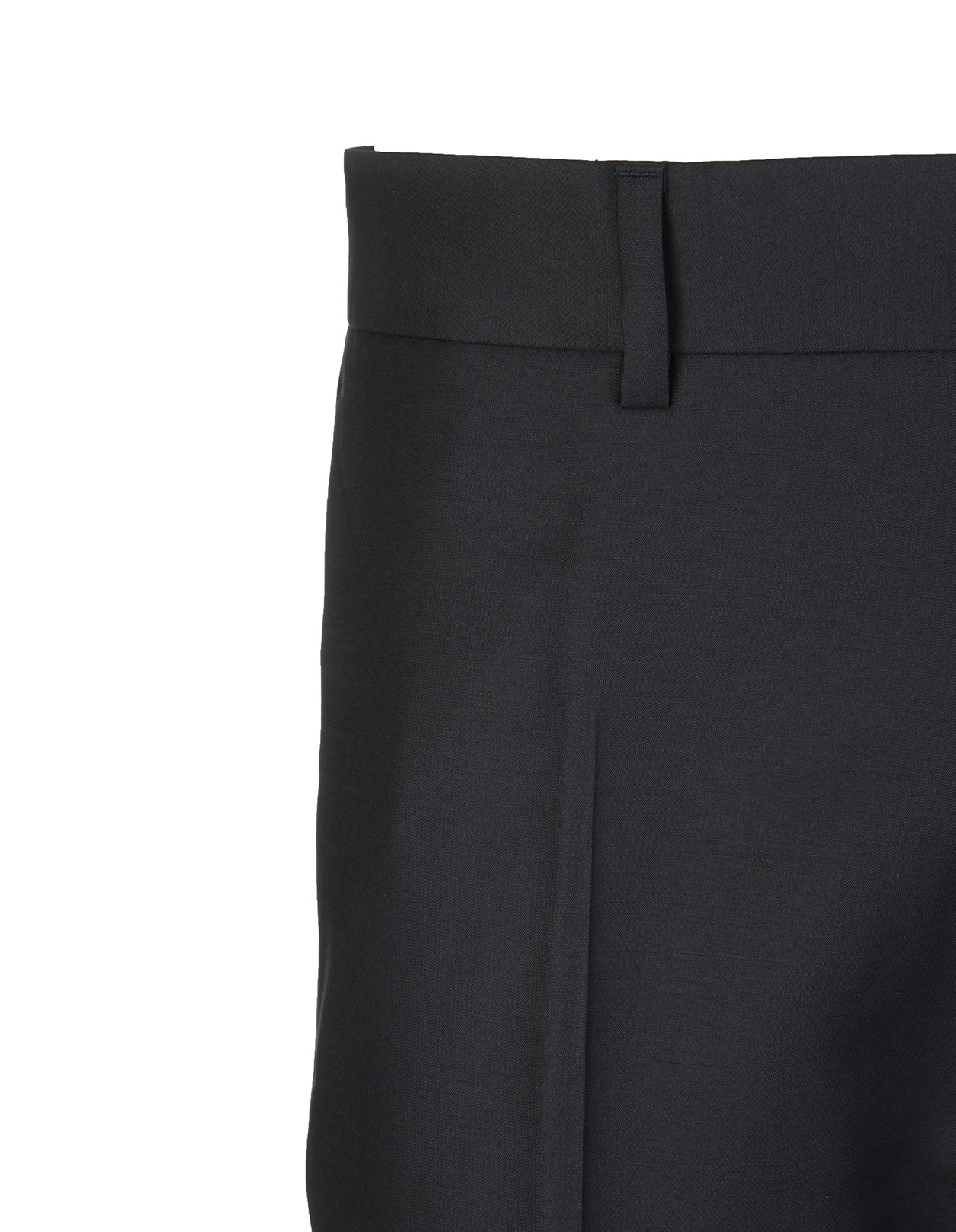 Dsquared2 Wool Tailored Trousers In Black