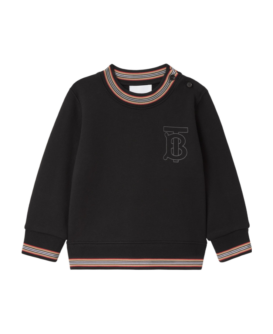 BURBERRY MONOGRAM MOTIF COTTON SWEATSHIRT