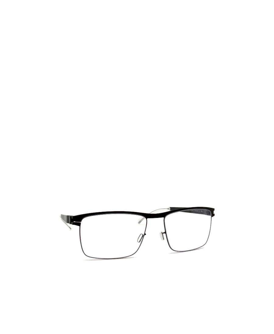 Mykita Dalton Rectangle-frame Metal Glasses In White