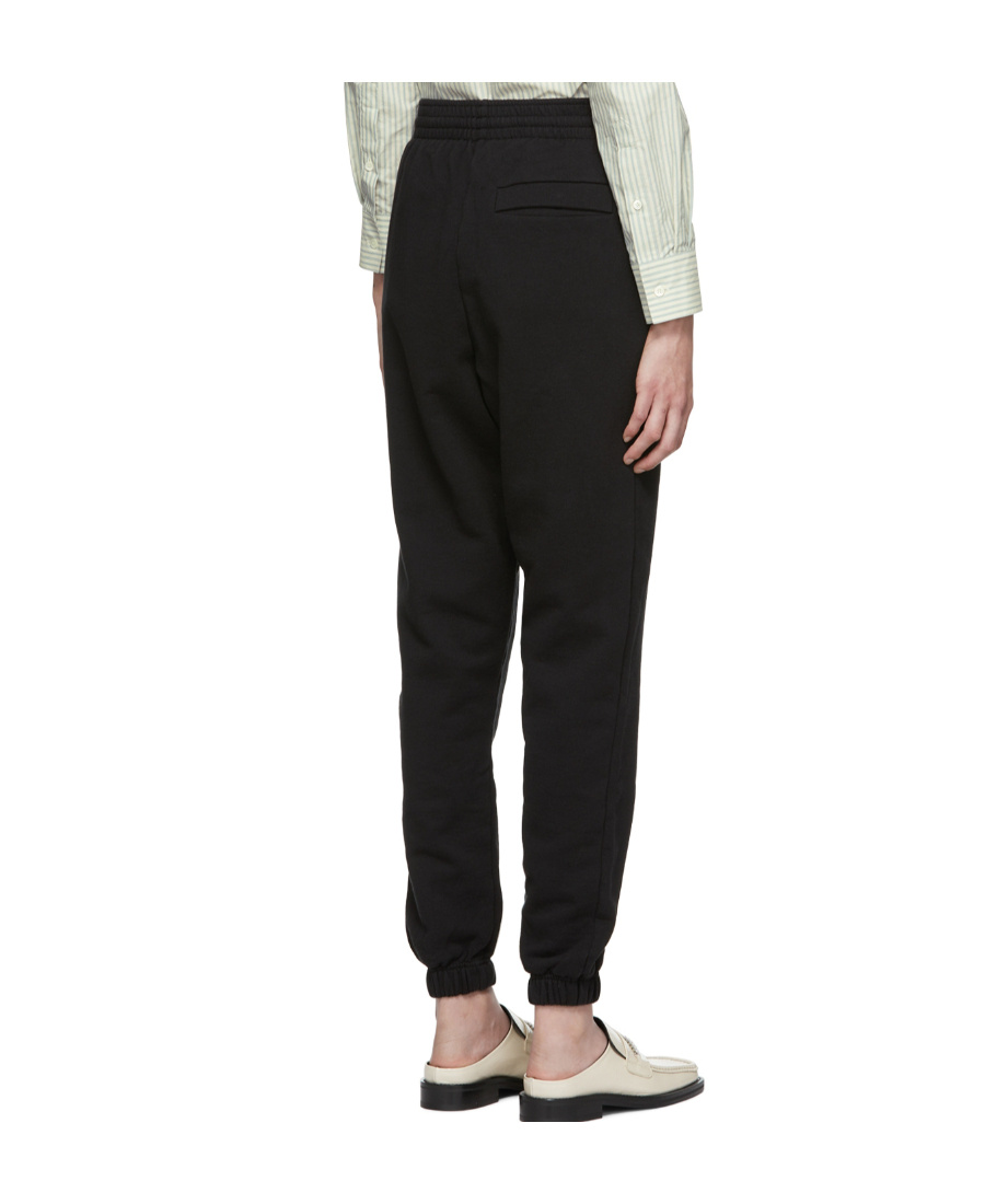 MARTINE ROSE LOGO-PRINT SLIM-FIT TRACK PANTS 