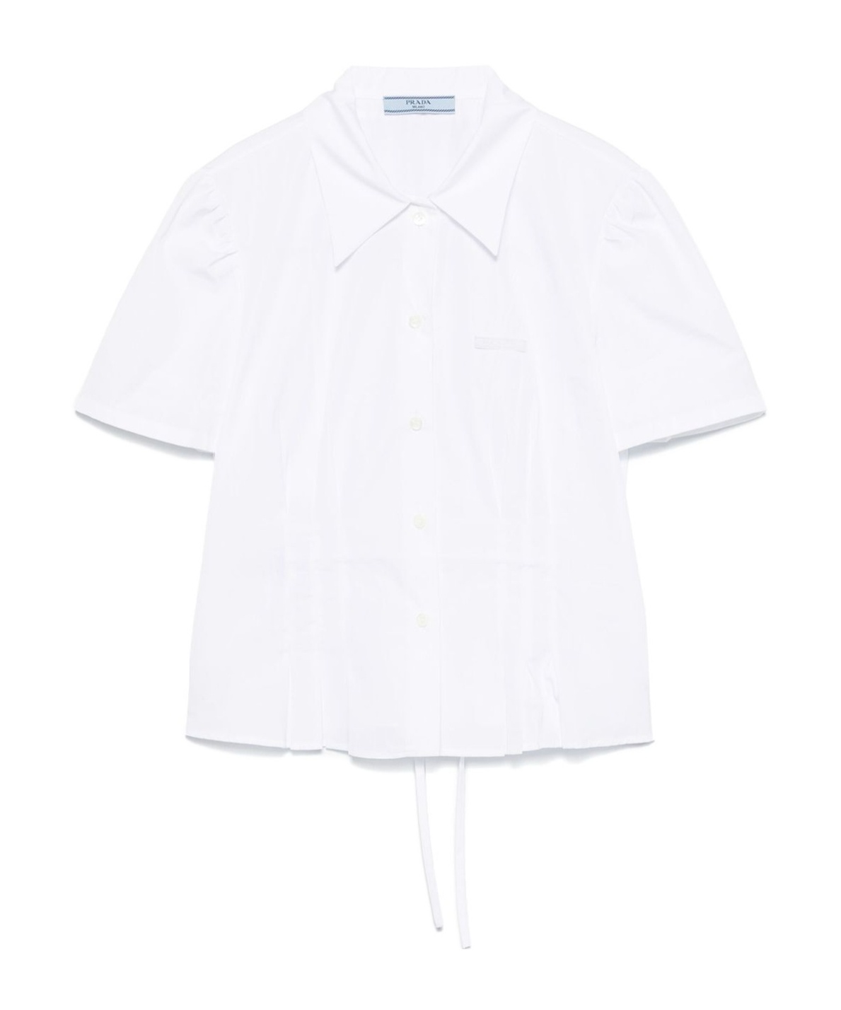 Prada Short Sleeve Shirt In White