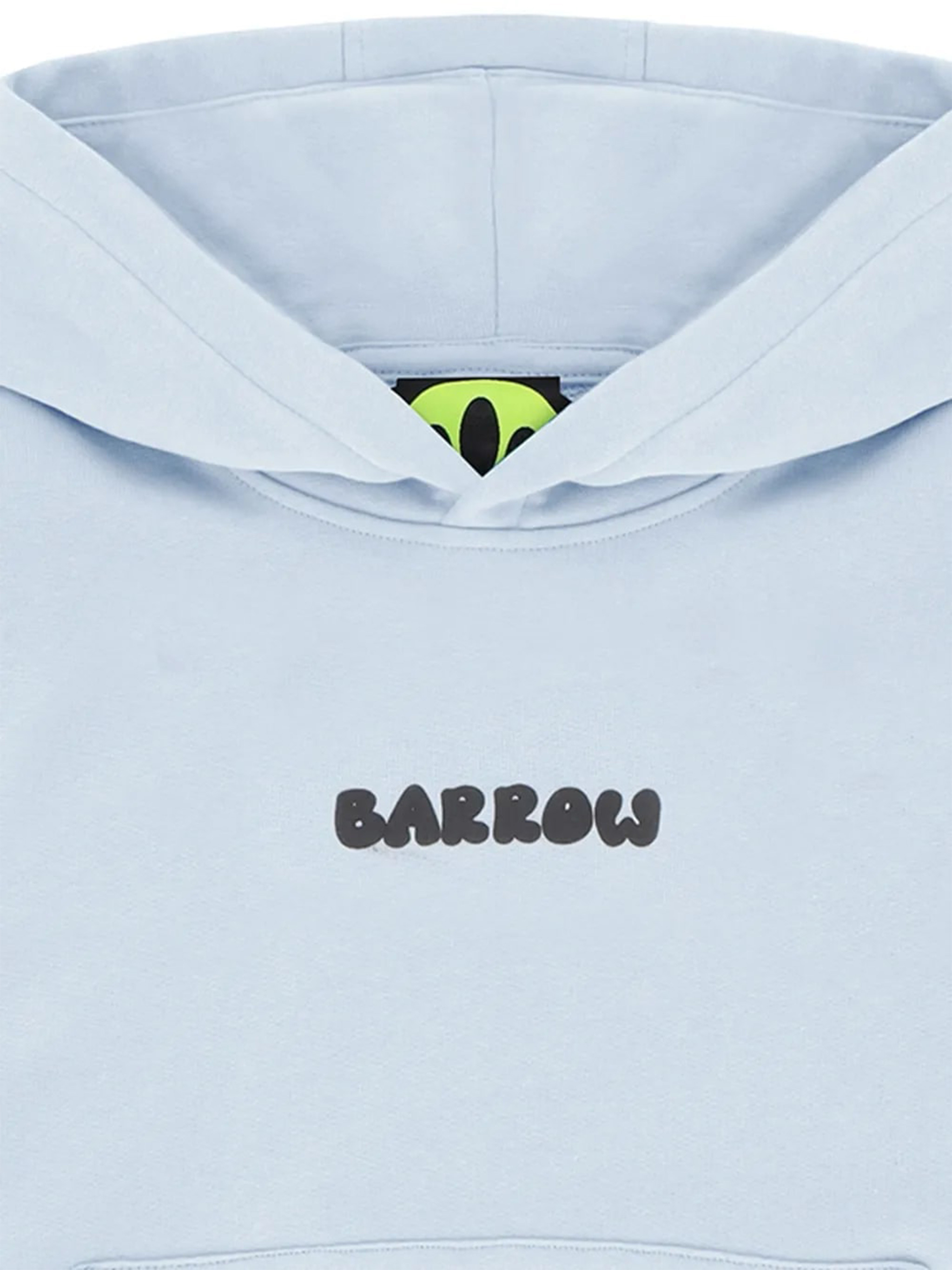 Barrow Logo Print Hoodie In Blue