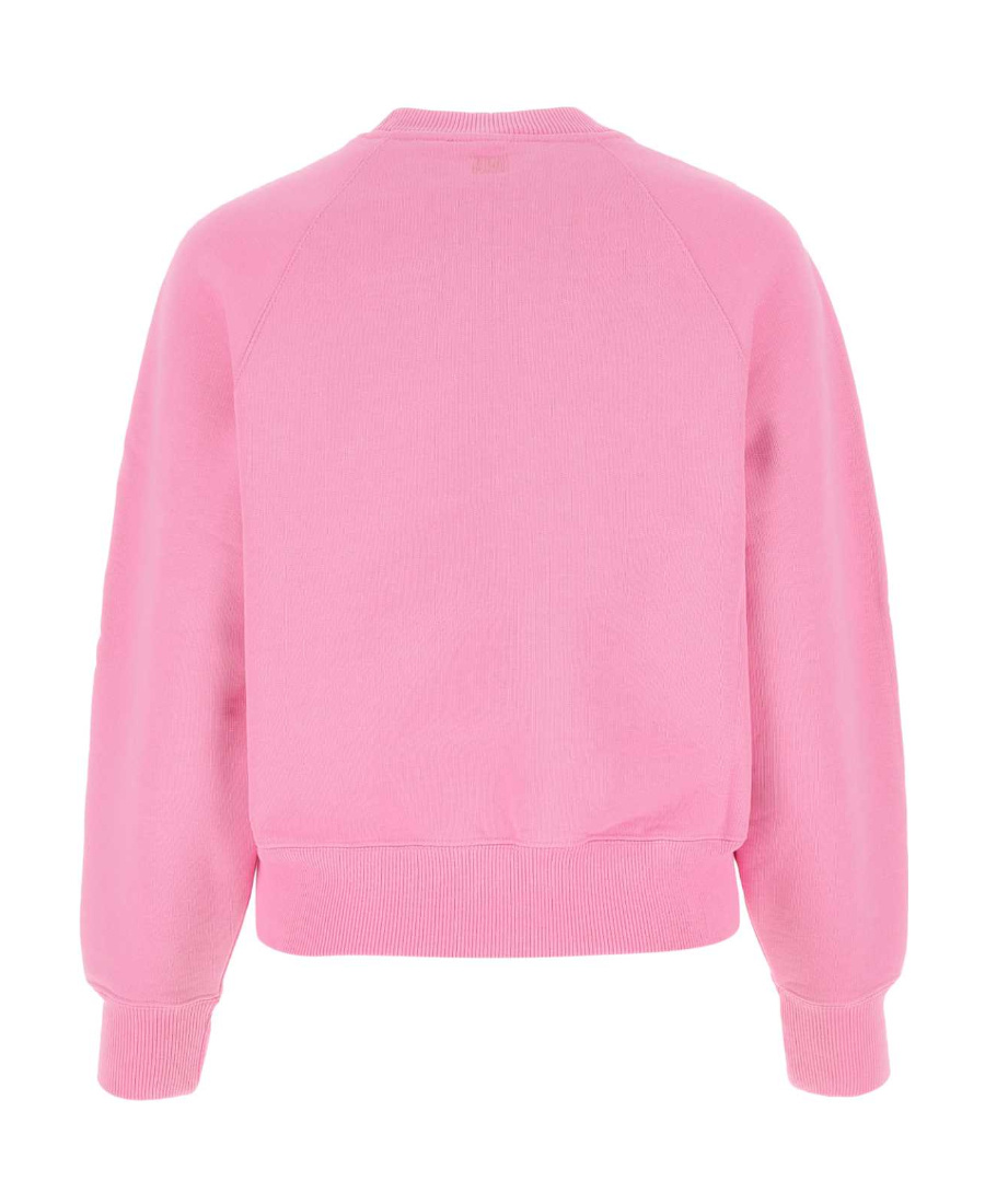 Ami Alexandre Mattiussi Ami De Coeur Monogram Sweatshirt In Pink