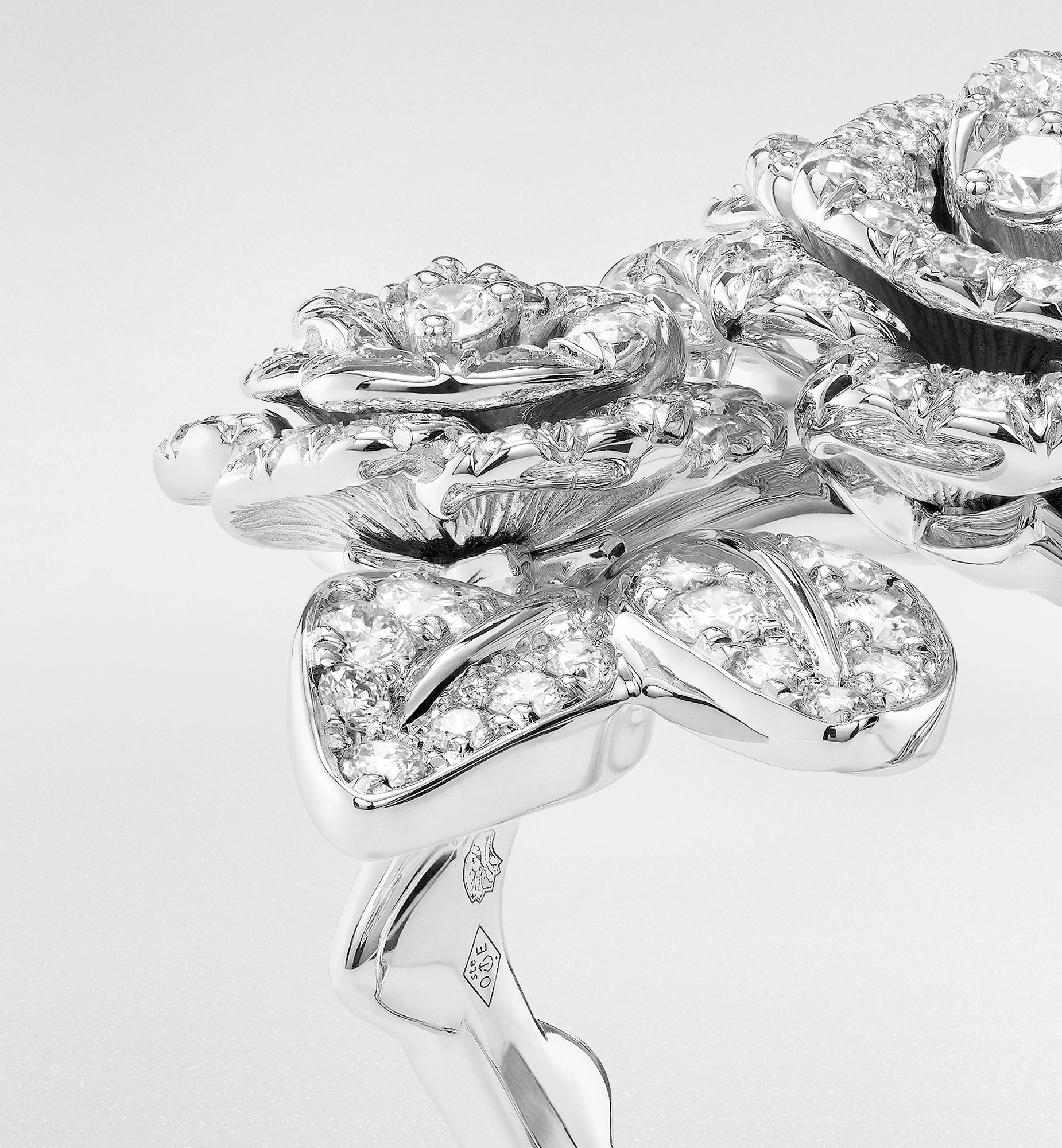 Dior Rose Bagatelle Ring In Red