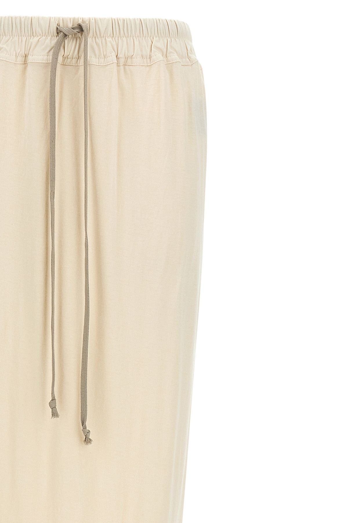 Rick Owens Drkshdw "pillar" Maxi Skirt In Nude