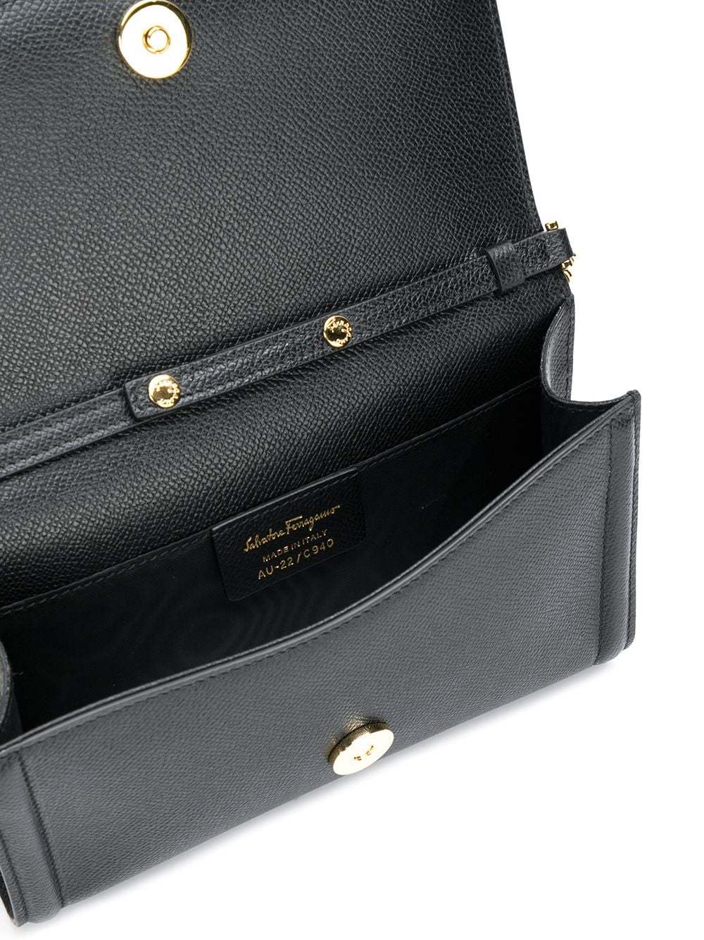 Ferragamo Vara Bow Mini Bag In Black