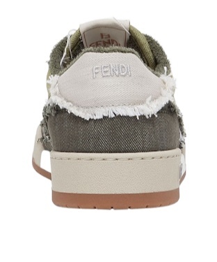 Fendi Match Denim Sneakers In Multicolor