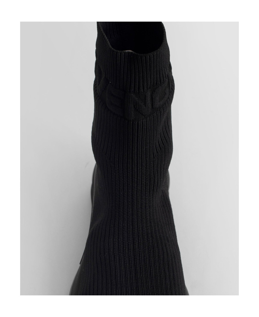 Givenchy Embossed-logo Sock-style Sneakers In Black
