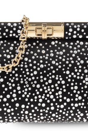 Dolce & Gabbana Dolce Gabbana Small Marlene Shoulder Bag In Black