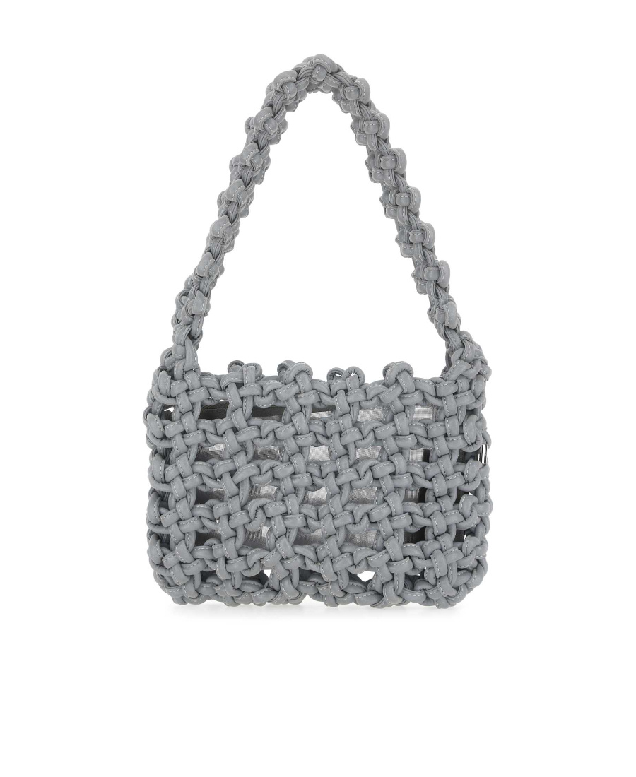 Shop Kara Reflective Knot Armpit Bag In Gray