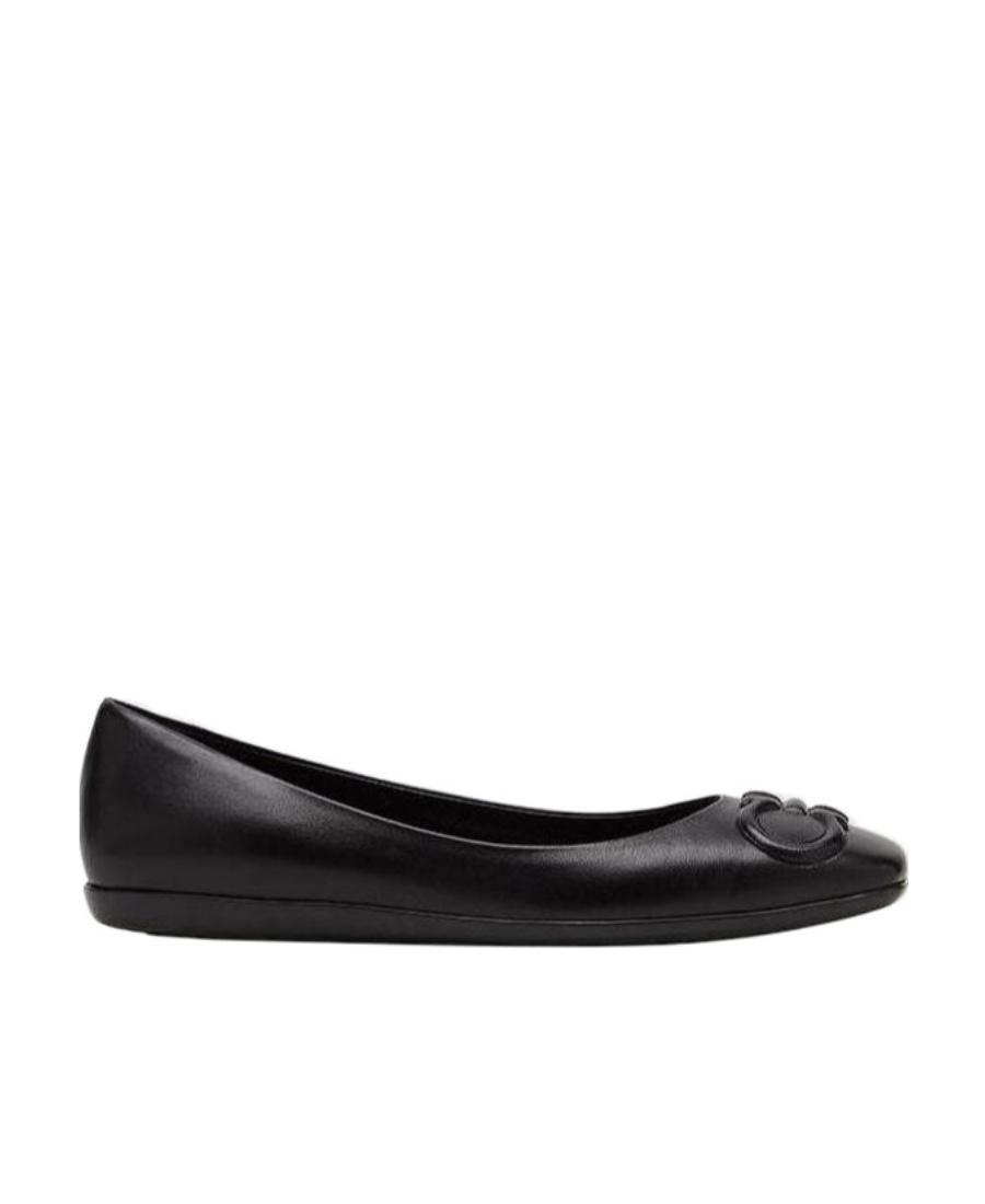 Ferragamo Salvatore  Gancini Ballet Flats In Black