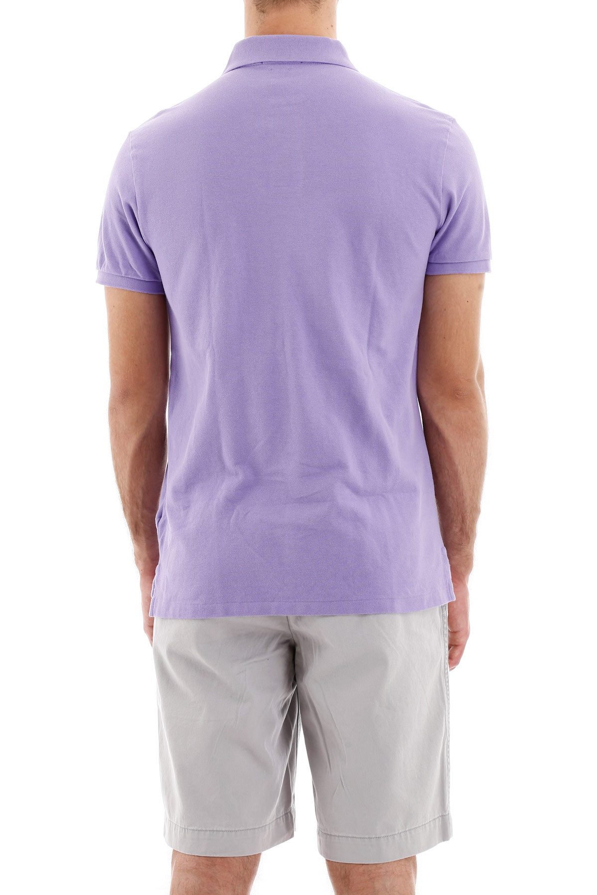 Polo Ralph Lauren Cotton Polo Shirt In Purple